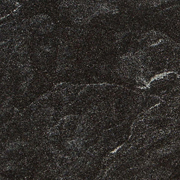 Dark Virginia Mist granite sample with light gray mineral markings.
