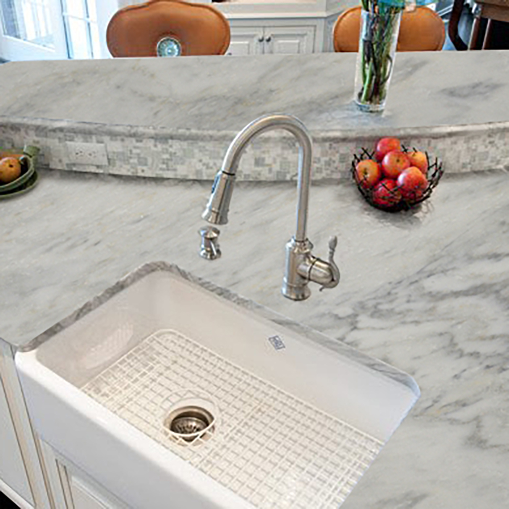 Danby Gray marble kitchen countertop, as shown in the producer collection.