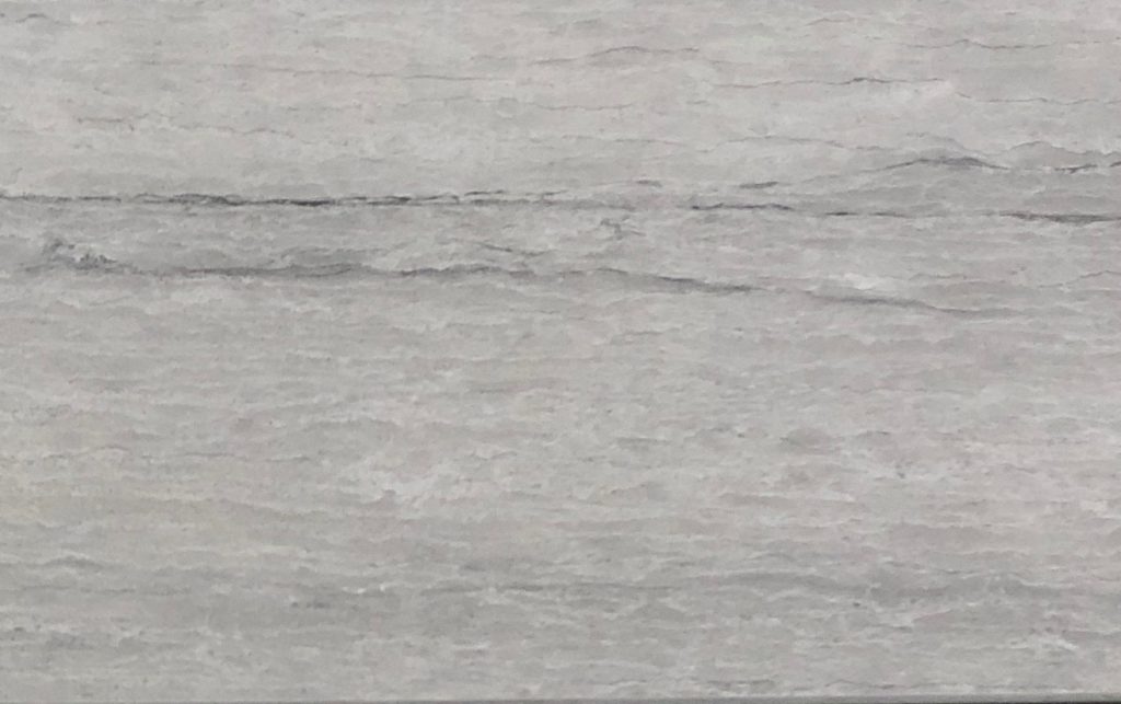 Silver Storm marble showing horizontal veining.