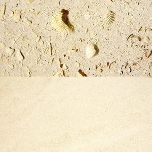Cordova Shell | Cordova Cream Limestone: Catalogue comparison: Cordova Shell and Cordova Cream samples.