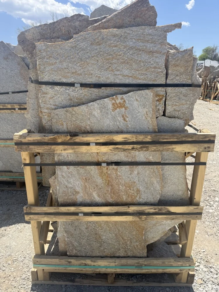 Rocky Mountain Quartzite Sunset Gold: Material sample.