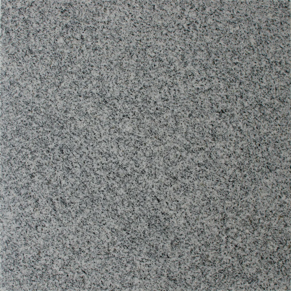 Elberton Gray polished stone sample.