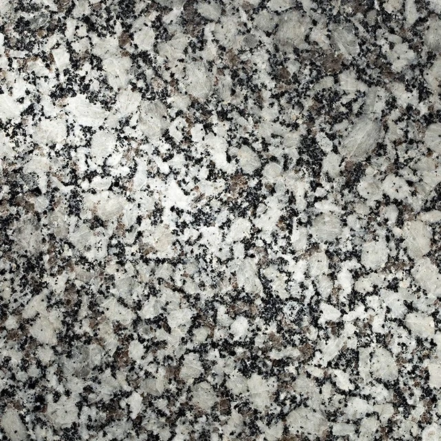 Rockville White granite in a polished finish, photographed by Coldspring.