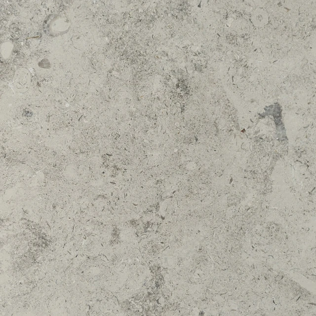 Flint Hills Gray limestone, honed finish.