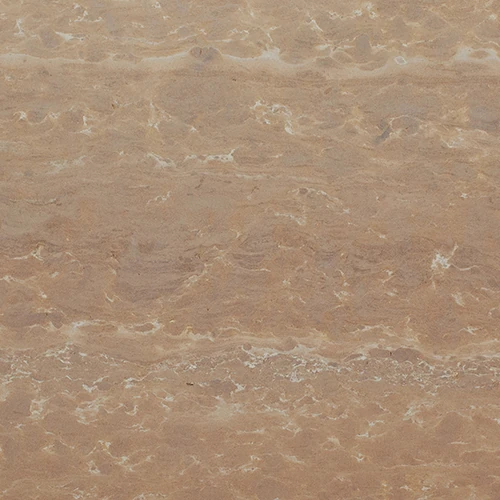 Champagne Plains honed limestone sample showing its natural veining.