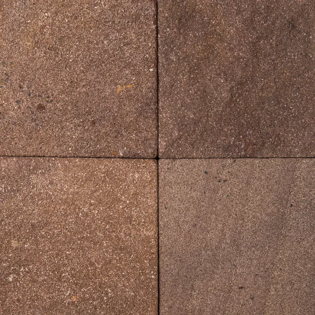 Burgundy sandstone · sample surfaces.