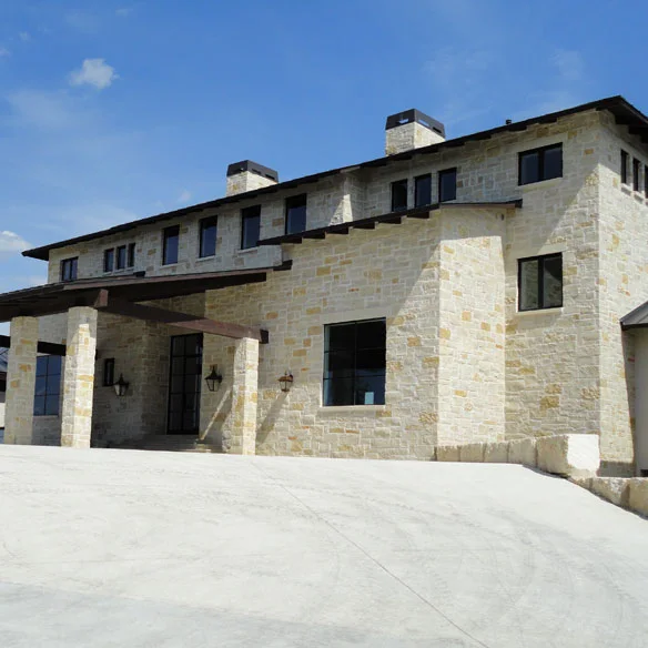 Powder Gray / Buff · exterior veneer.