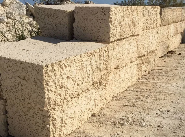Florida Oolite · stacked blocks.