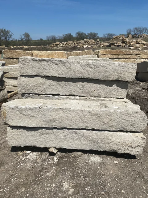 Cottonwood Ledge · split-face blocks.